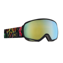 Women's Anon Goggles - Anon Tempest Snow Goggles. Jungle - Gold Chrome